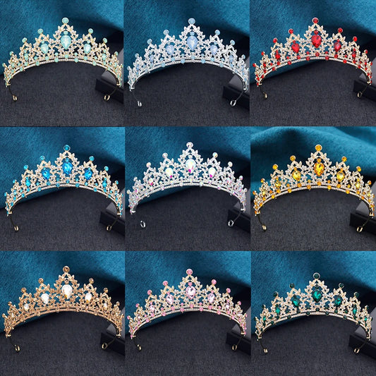Vintage Rhinestone Tiara Crown