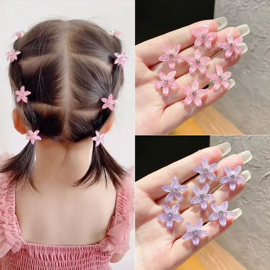 Floral Mini Hair Clips (10PCS)