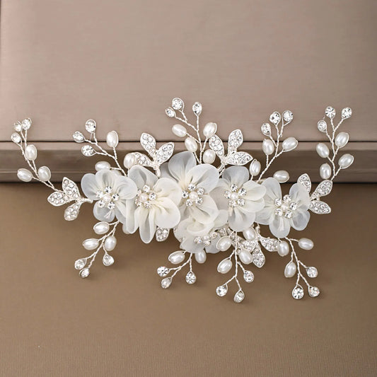 Pearl Bloom Bridal Hair Clip