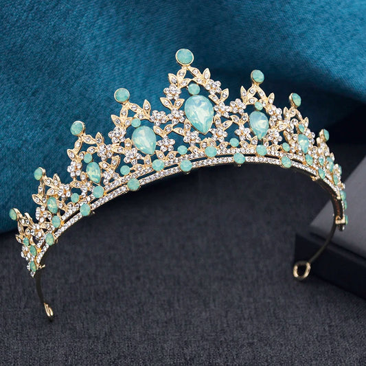 Vintage Rhinestone Tiara Crown