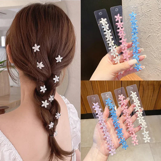 Floral Mini Hair Clips (10PCS)